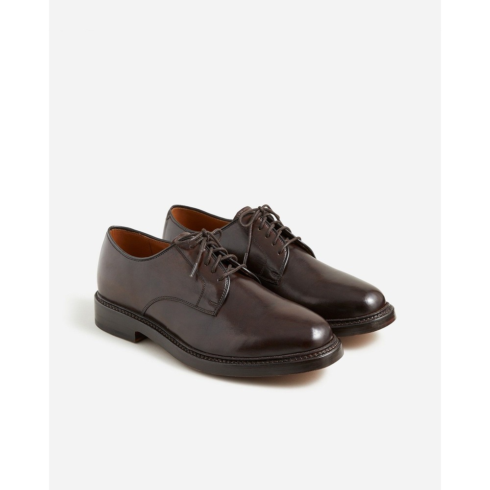 J. Crew Ludlow Derbys Dark Brown Size 10 NEW Retail $248